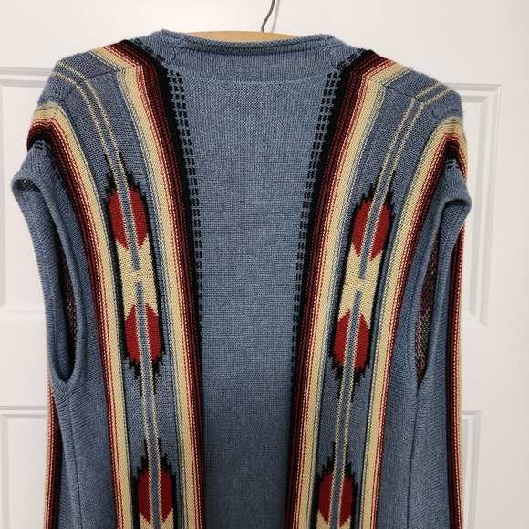 Chaps Sleeveless Cardigan - Picture 2 of 5